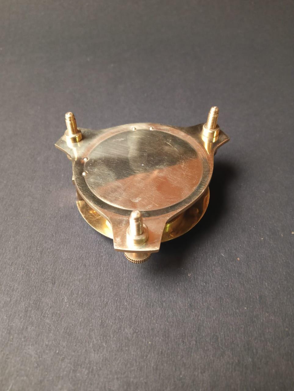 Handmade Solid Brass Sundial Compass – Vintage Nautical Navigational Compass for Camping, Hiking & Travel Gifts