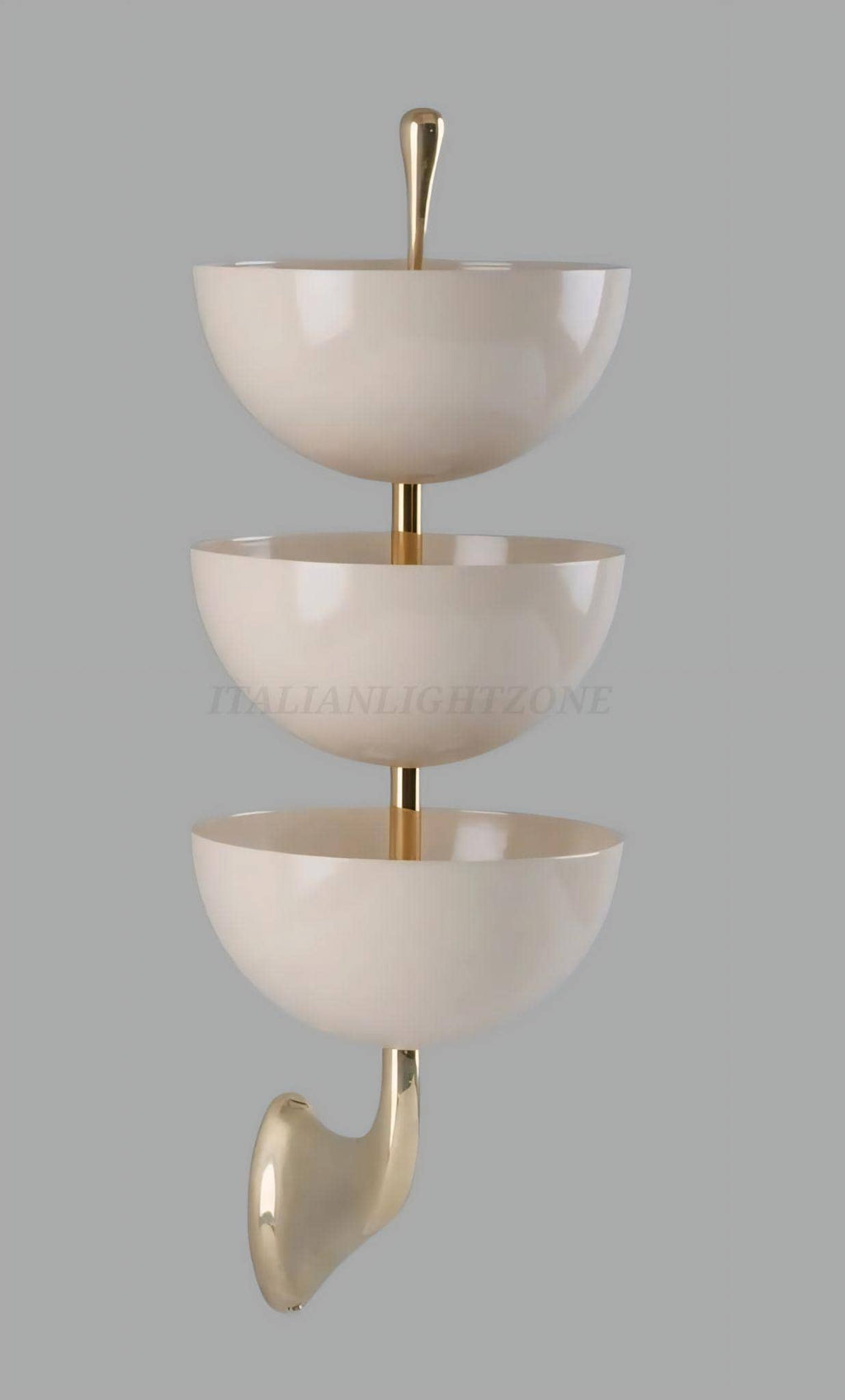 Pair Brass Wall Sconces – Mid Century Modern Stilnovo Style | Italian Vintage Wall Lamp Fixture for Living Room, Bedroom, or Hallway