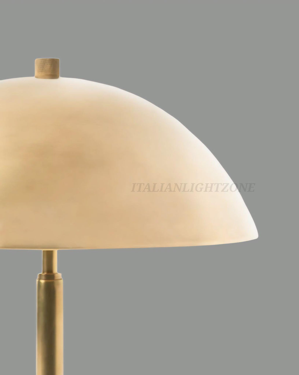 1950s Mid-Century Italian Raw Brass & 2 Light Mushroom Table Lamp Dome and Aldorno Desk Table Bedside Lamp Minimalist beside reading lamp