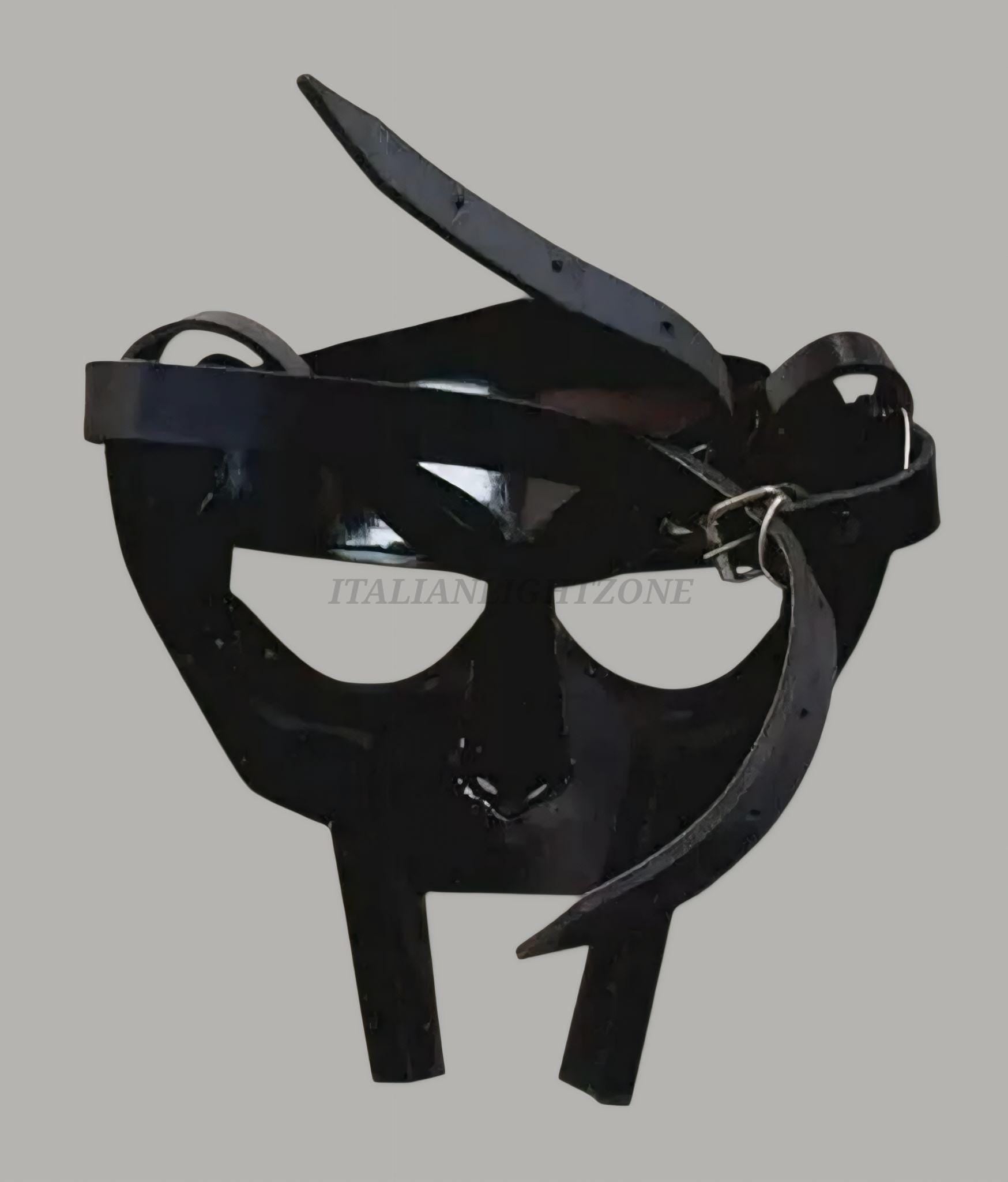 MF DOOM Gladiator Mask – Handmade Steel Polished Finish, Limited Edition Cosplay Helmet, Marvel Villain Inspired Gift for Halloween