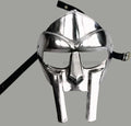 MF DOOM Gladiator Mask – Handmade Steel Polished Finish, Limited Edition Cosplay Helmet, Marvel Villain Inspired Gift for Halloween