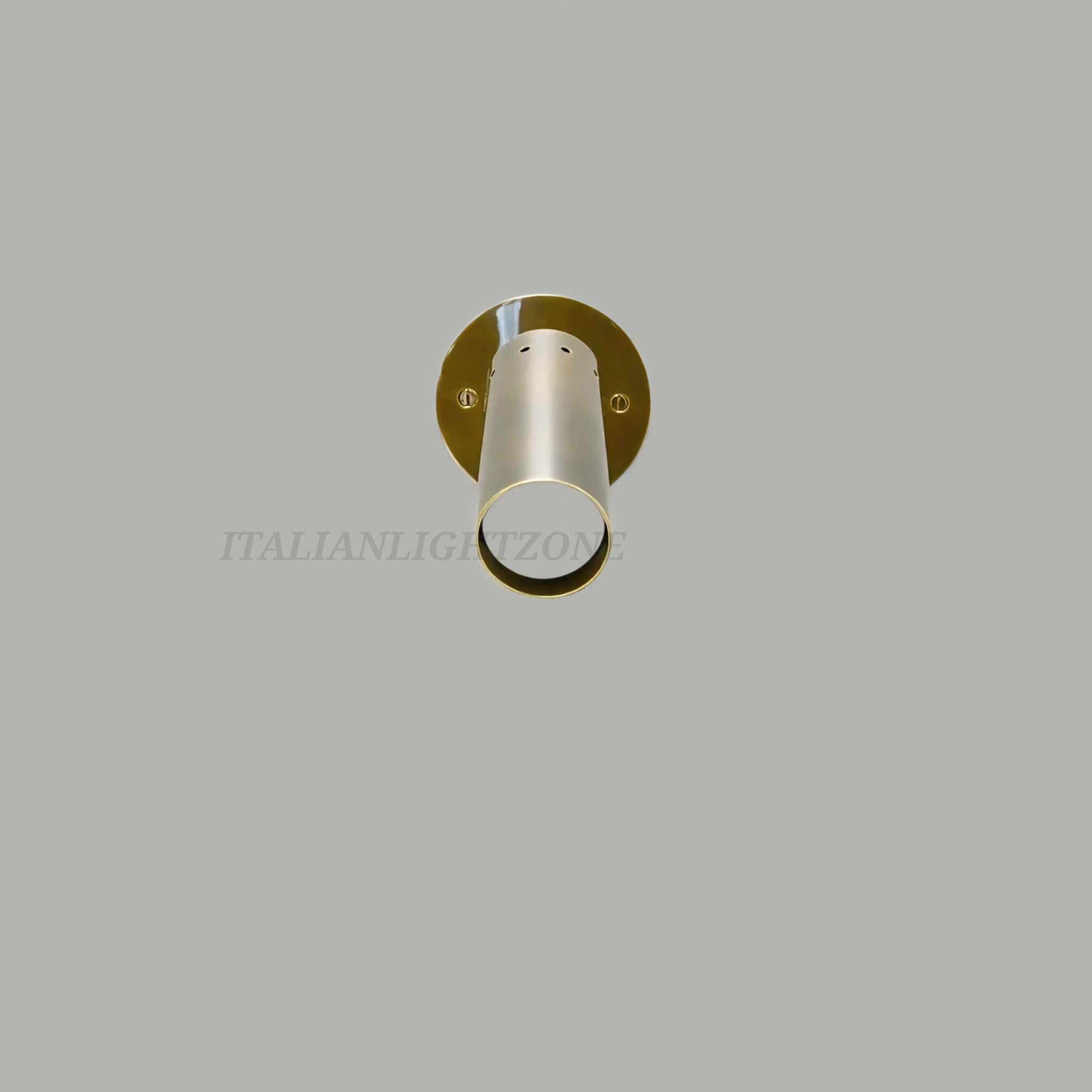 Mid Century Brass Wall Sconce – 1950s Italian Stilnovo Adjustable Lamp, Vintage Reading Light Fixture, Handmade