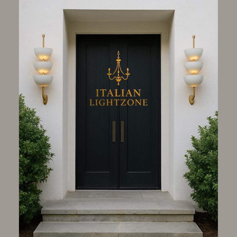 Pair Brass Wall Sconces – Mid Century Modern Stilnovo Style | Italian Vintage Wall Lamp Fixture for Living Room, Bedroom, or Hallway