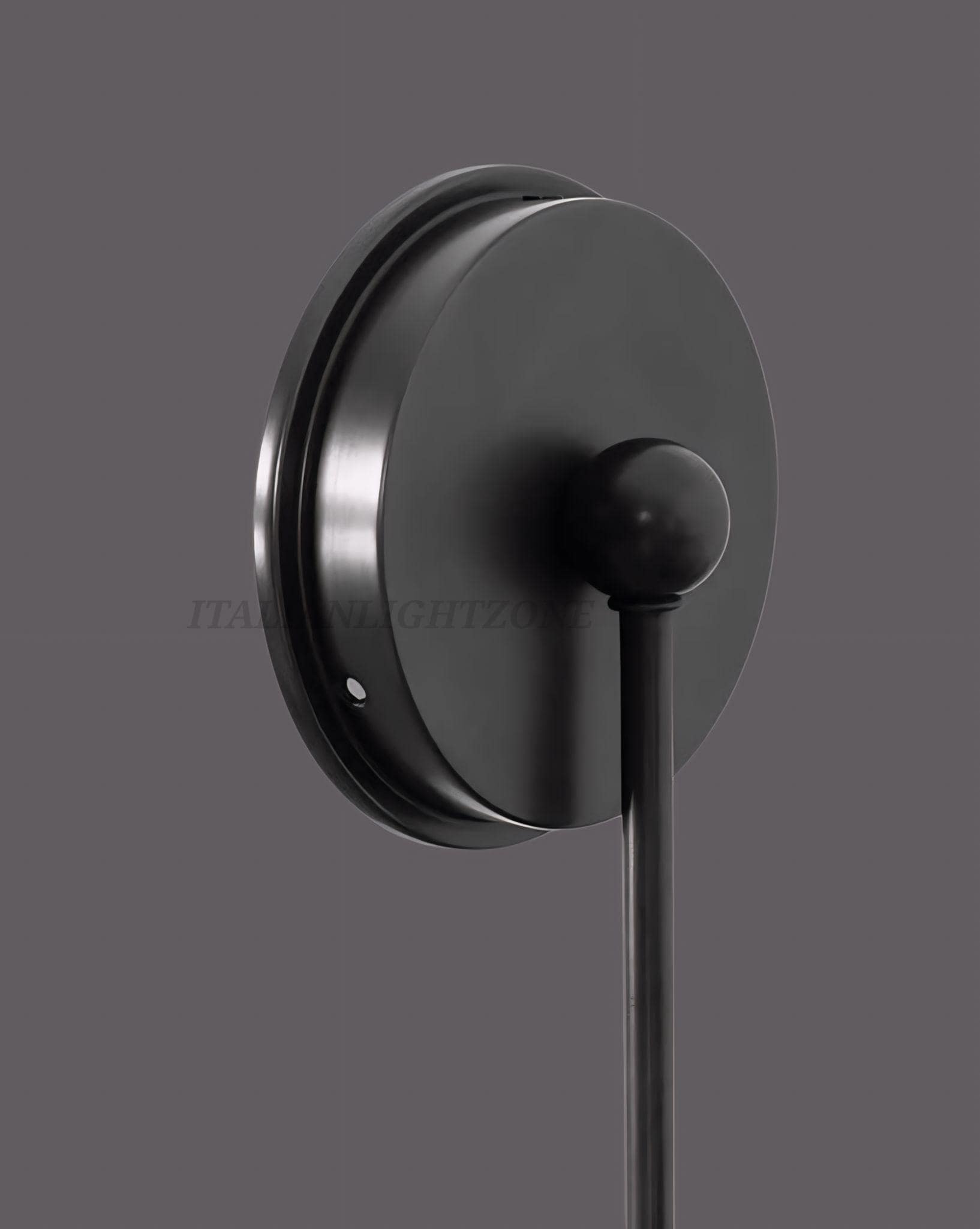 Halloween Wall Sconce – Black Gothic Candle Light | Spooky Haunted House Decor | Vintage Flame Bulb Lamp for Hallway or Entryway