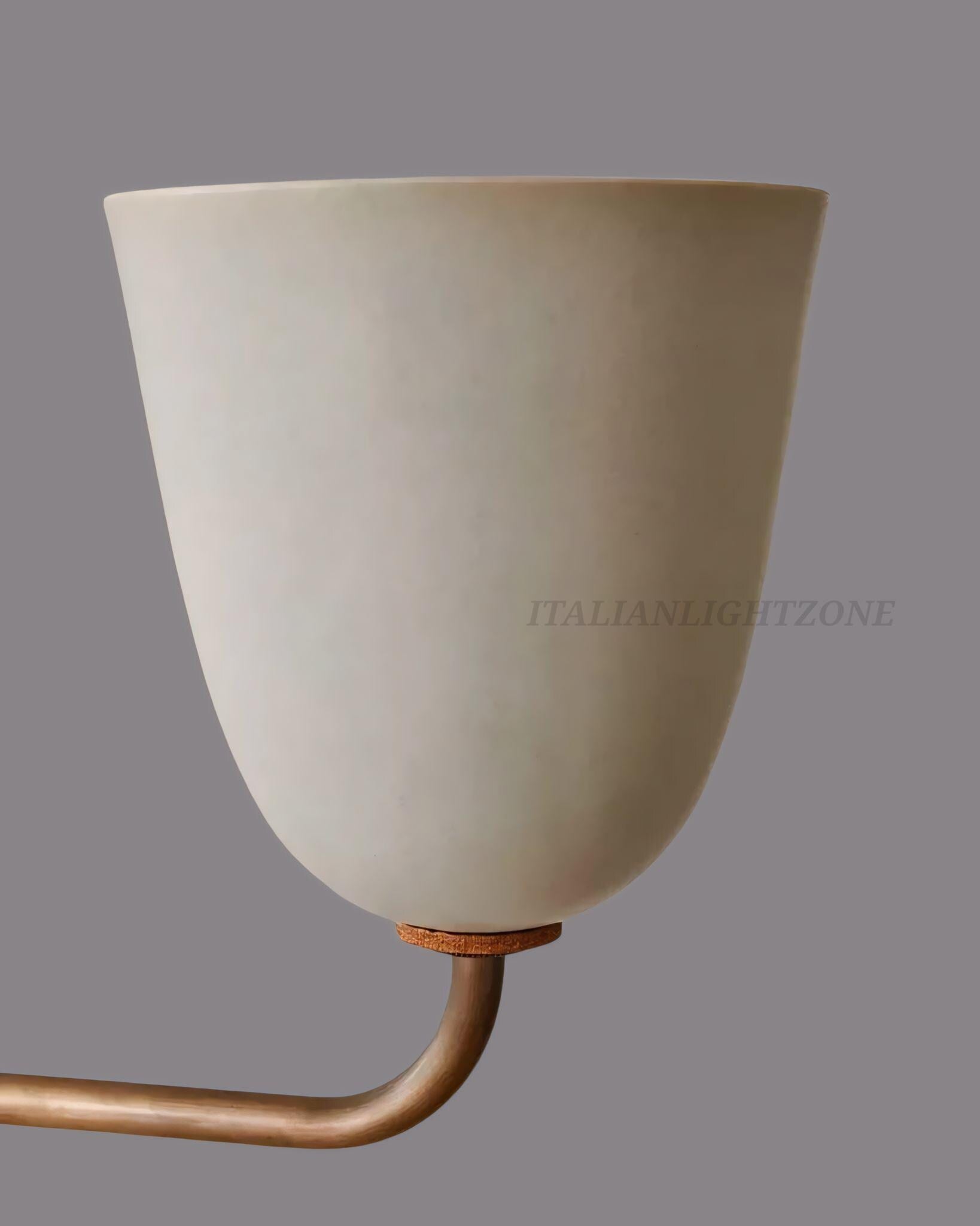 Lola Chandelier – Handmade 3-Light Walnut Ball Mid Century Modern Ceiling Fixture – Large Minimalist Pendant Light for Elegant Homes