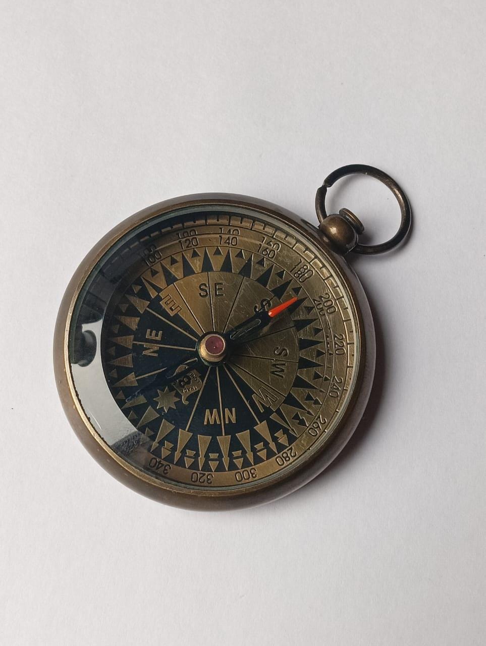 Titanic Pocket Compass | Brass Antique Nautical Compass | Vintage Marine Gift | Reproduction Compass for Travel, Desk