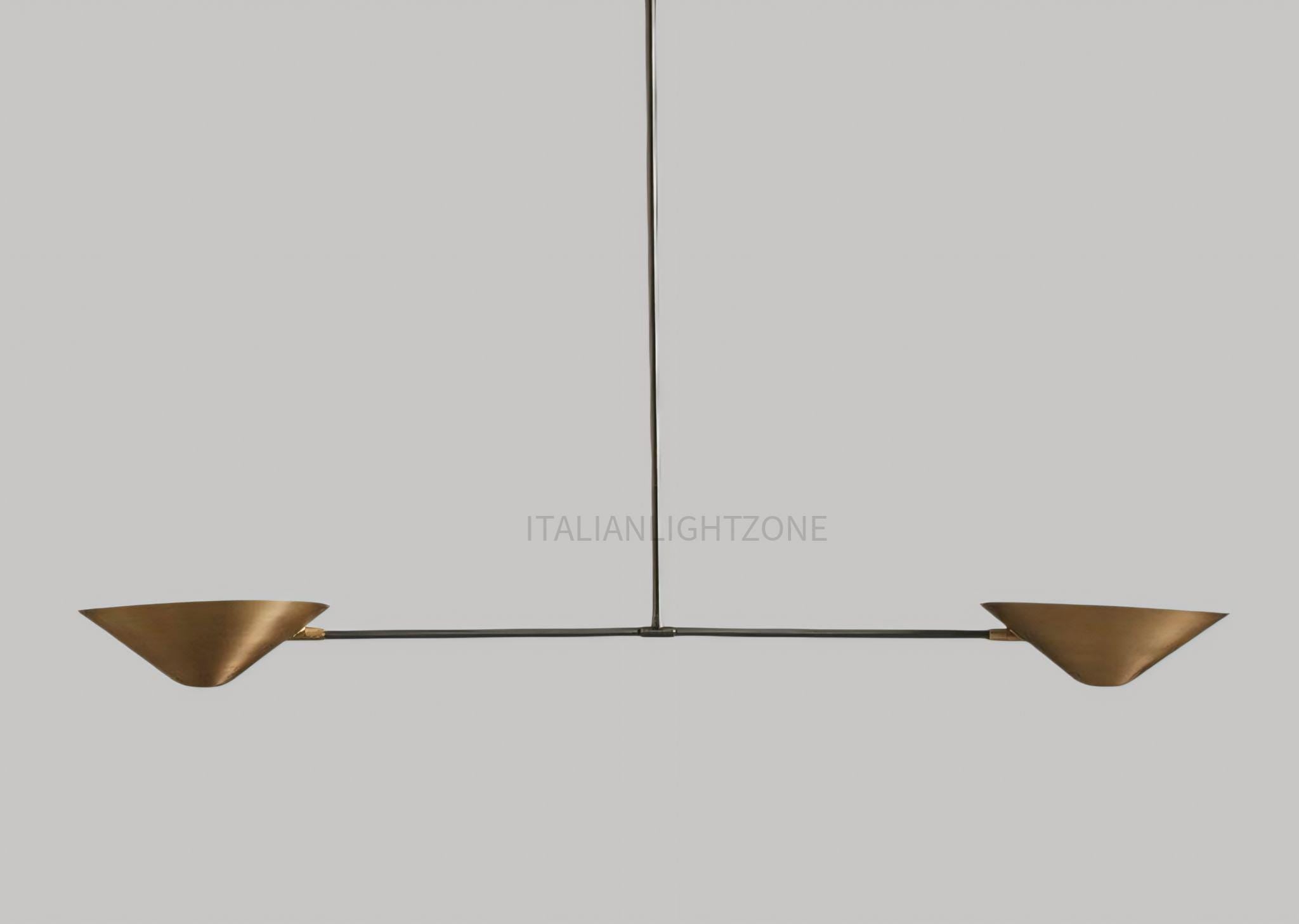 Italian Handcrafted Brass Wall Sconce – Mid Century Modern Ruffle Shade Lamp, Vintage Luxury Lighting Fixture for Bedroom & Living Room