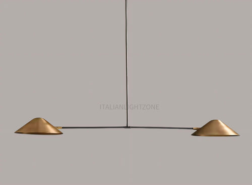 Handmade Raw Brass Wall Sconce – Mid Century Modern Cone Light – Vintage Sputnik 1-Light Fixture