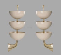 Mid Century Brass Wall Sconce – 1950s Italian Stilnovo Adjustable Lamp, Vintage Reading Light Fixture, Handmade