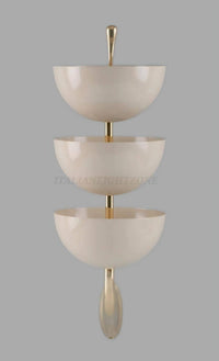 Pair of Mid Century Modern Diabolo Wall Sconces |Handcrafted Italian Brass Light Fixtures |Vintage Wall Lamps |Christmas & Housewarming Gift