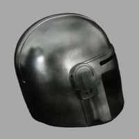 Mandalorian Helmet – Star Wars Cosplay Helmet Replica | 18 Gauge Steel Beskar Armor | Full-Size Collectible with Liner & Chin Strap
