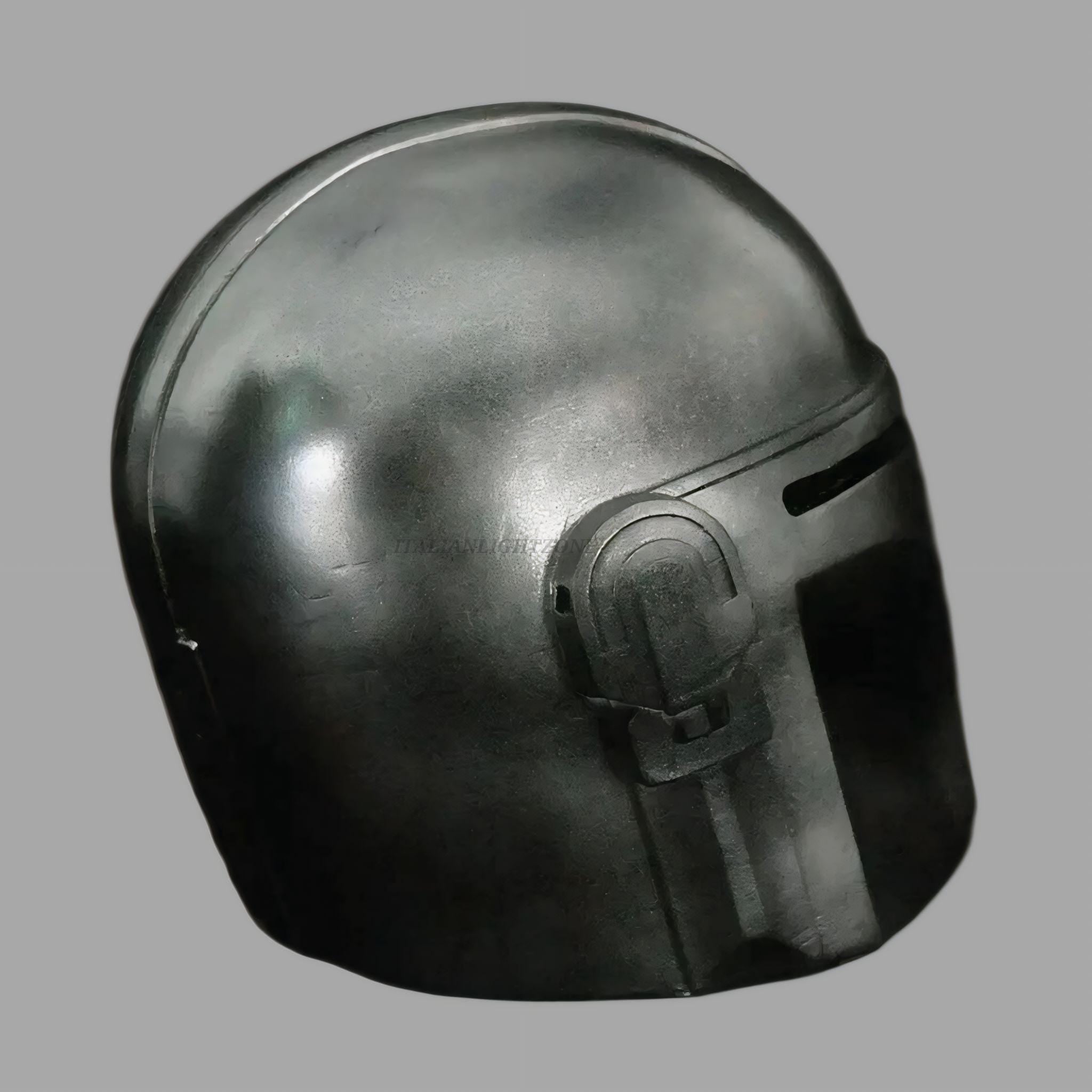 Mandalorian Helmet – Star Wars Cosplay Helmet Replica | 18 Gauge Steel Beskar Armor | Full-Size Collectible with Liner & Chin Strap