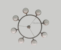 Mid Century Sputnik Chandelier – 8 Globe Brass Pendant Light Fixture | Circle Cut Shade for Dining Room & Modern Home Decor