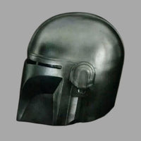 Mandalorian Helmet – Star Wars Cosplay Helmet Replica | 18 Gauge Steel Beskar Armor | Full-Size Collectible with Liner & Chin Strap