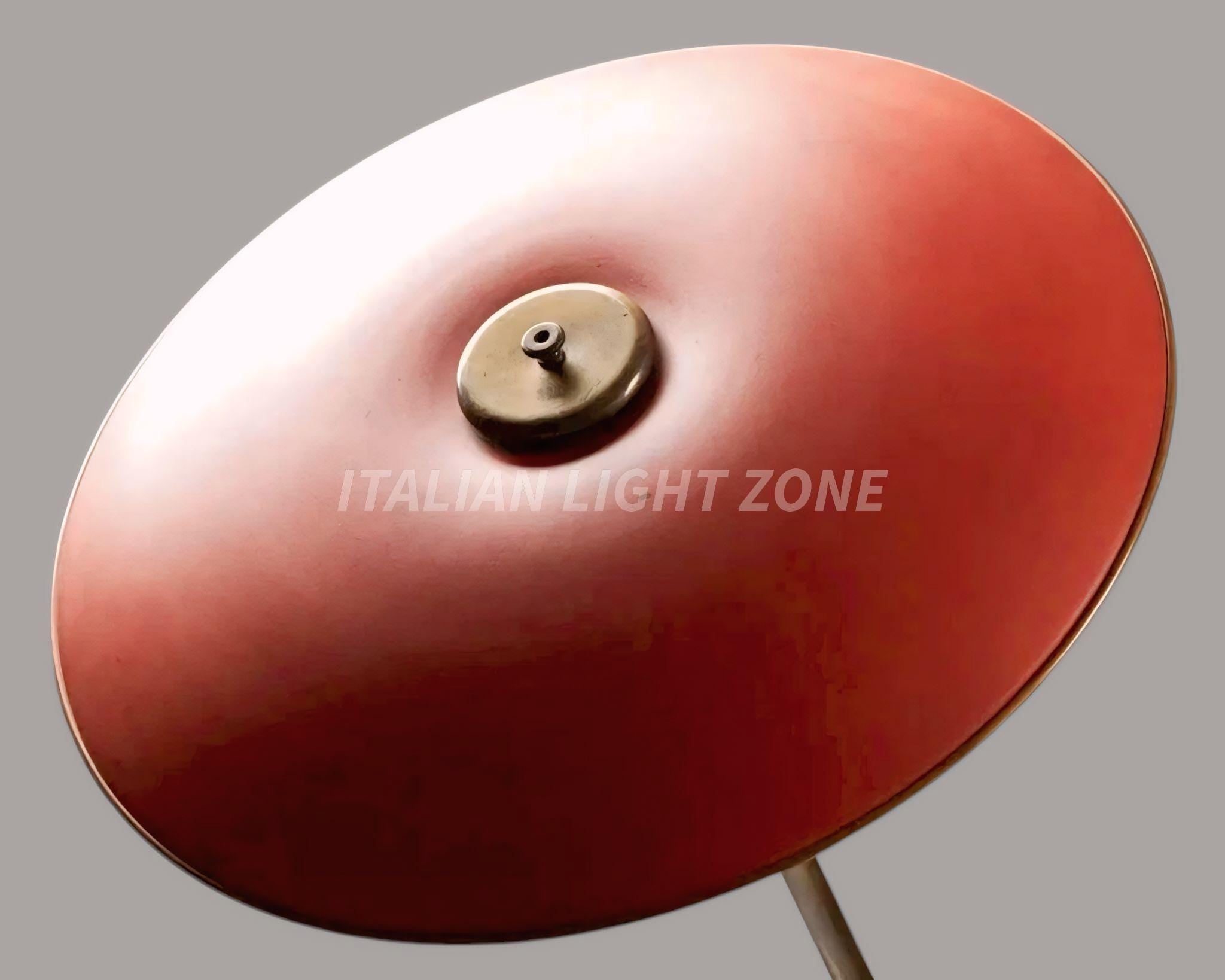 Mid Century Modern Floor Lamp – 1950s Stilnovo Style Adjustable Arm Vintage Lighting, Italian Brass Retro Standing Lamp for Living Room
