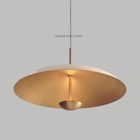 Mid Century Modern Brass Pendant Light | Italian Dome Chandelier | 1950s Adjustable Ceiling Fixture | Handmade Vintage Lighting| Dining Room