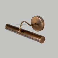 Vintage Brass Picture Light | Adjustable Wall Art Lamp | Antique Gallery Lighting for Bedroom & Living Room | Mid Century Wall Light
