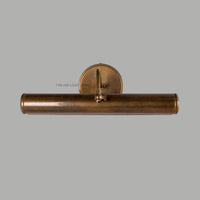 Vintage Brass Picture Light | Adjustable Wall Art Lamp | Antique Gallery Lighting for Bedroom & Living Room | Mid Century Wall Light
