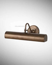 Mid Century Modern Brass Picture Light | Vintage Art Light | Adjustable Wall Mounted Picture Lamp Antique Brass Wall Sconce Gallery Lighting