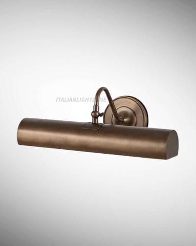 Mid Century Modern Brass Picture Light | Vintage Art Light | Adjustable Wall Mounted Picture Lamp Antique Brass Wall Sconce Gallery Lighting