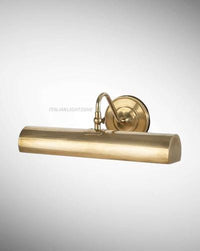 Mid Century Modern Brass Picture Light | Vintage Art Light | Adjustable Wall Mounted Picture Lamp Antique Brass Wall Sconce Gallery Lighting