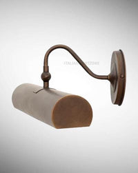 Mid Century Modern Brass Picture Light | Vintage Art Light | Adjustable Wall Mounted Picture Lamp Antique Brass Wall Sconce Gallery Lighting