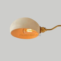 Mid Century Modern Italian Brass Chandelier with  metal Shades – Handmade Linear Pendant Light for Dining Room Kitchen Island