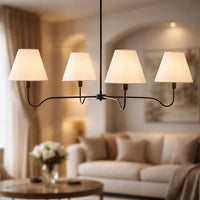 Modern Brass Linear Chandelier, Mid Century Dining Room Light, 6 Light  Chandelier, Kitchen Island Lighting, Minimalist Brass Pendant