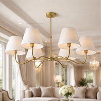 Modern Brass Linear Chandelier, Mid Century Dining Room Light, 6 Light  Chandelier, Kitchen Island Lighting, Minimalist Brass Pendant