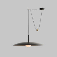 Modern Black Pendant Light Fixture for Kitchen Island, Nordic Dome Hanging Lamp, Luxury Dining Room Ceiling Chandelier Decor