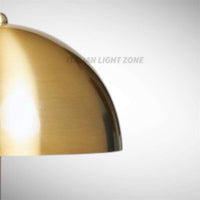 Italian Brass Mushroom Table Lamp, Mid Century Modern Dome Lamp, Vintage Bedside Reading Light, Luxury Desk Lamp, MCM Decor