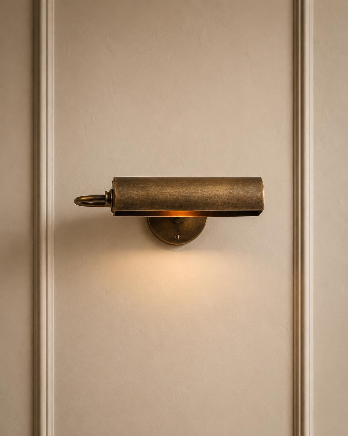 Mid Century Modern Brass Picture Light, Handmade Wall Mounted Art Light, Adjustable Gallery Lamp, Vanity Mirror Light Fixture