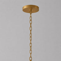 Mid Century Modern Brass Chandelier, 5 Light Globe Chandelier, Modern Ceiling Light, Brass Pendant Light Fixture