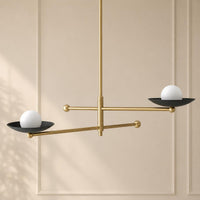 Mid Century Modern Chandelier Stilnovo Inspired Ceiling Light Modern Linear Pendant Fixture Designer Dining Room Lighting Home Decor.