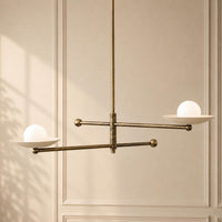 Mid Century Modern Chandelier Stilnovo Inspired Ceiling Light Modern Linear Pendant Fixture Designer Dining Room Lighting Home Decor.