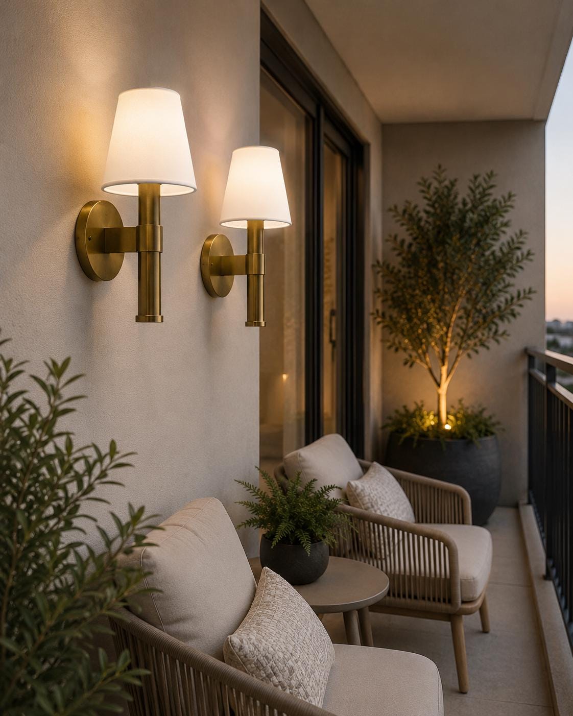 Mid Century Modern Brass Wall Sconce, Antique Brass Wall Light, Luxury Bedside Lamp, Minimalist Hallway Wall Lighting
