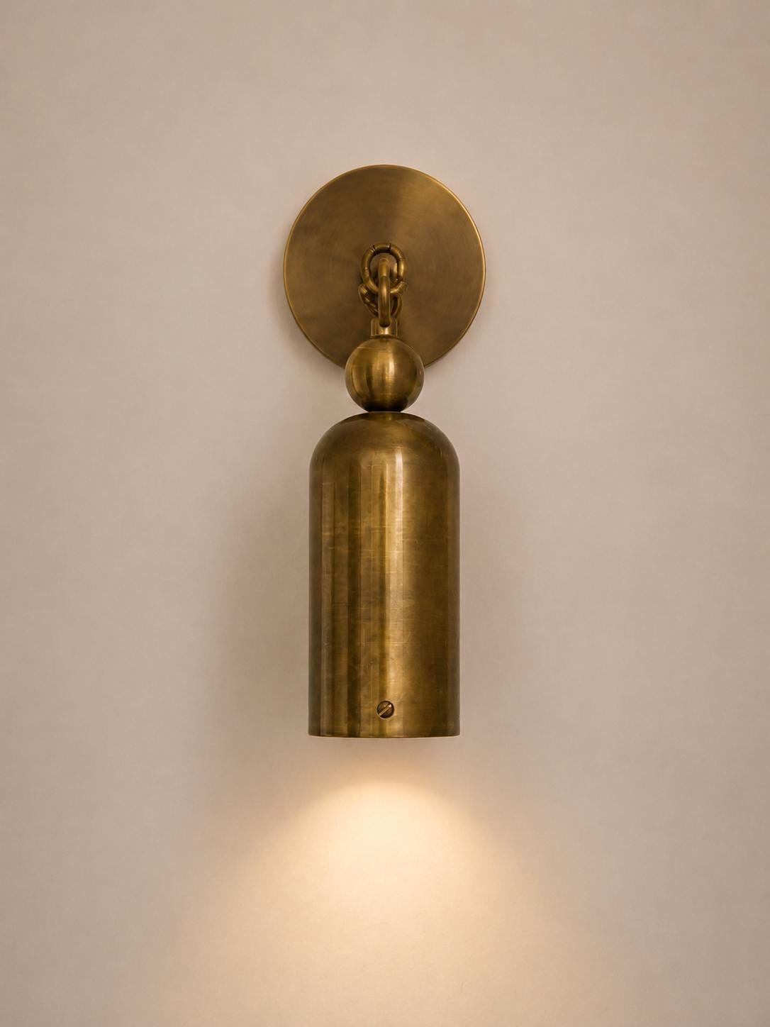 Modern Brass Wall Sconce, Mid Century Wall Light, Antique Brass Hallway Lamp, Entryway Lighting Fixture, Luxury Wall Lamp