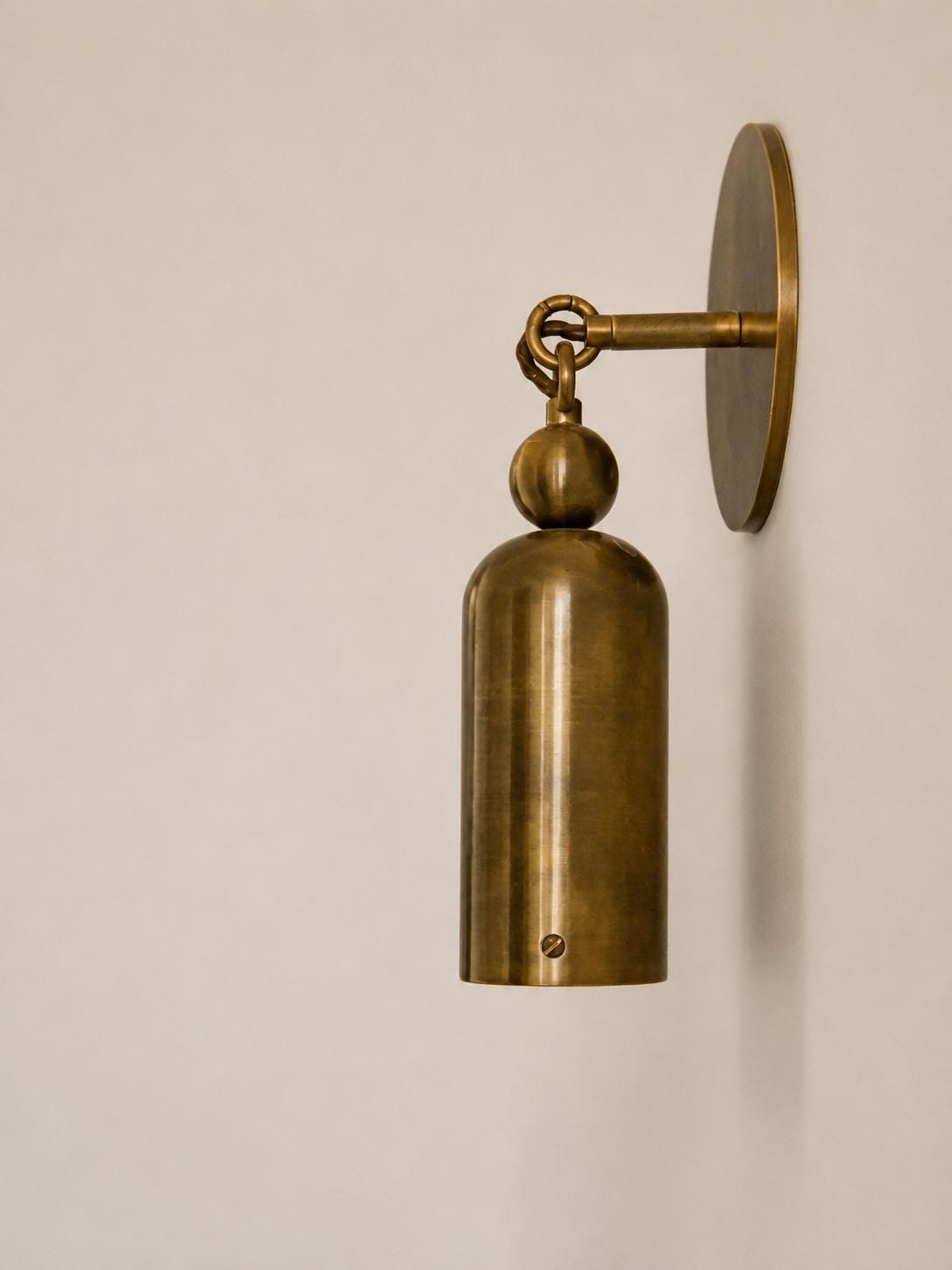 Modern Brass Wall Sconce, Mid Century Wall Light, Antique Brass Hallway Lamp, Entryway Lighting Fixture, Luxury Wall Lamp