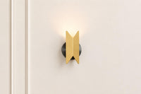Modern Black Wall Sconce, Minimalist Metal Wall Light, Contemporary Designer Wall Lamp, Bedroom Hallway Living Room Lighting