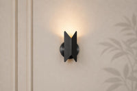 Modern Black Wall Sconce, Minimalist Metal Wall Light, Contemporary Designer Wall Lamp, Bedroom Hallway Living Room Lighting