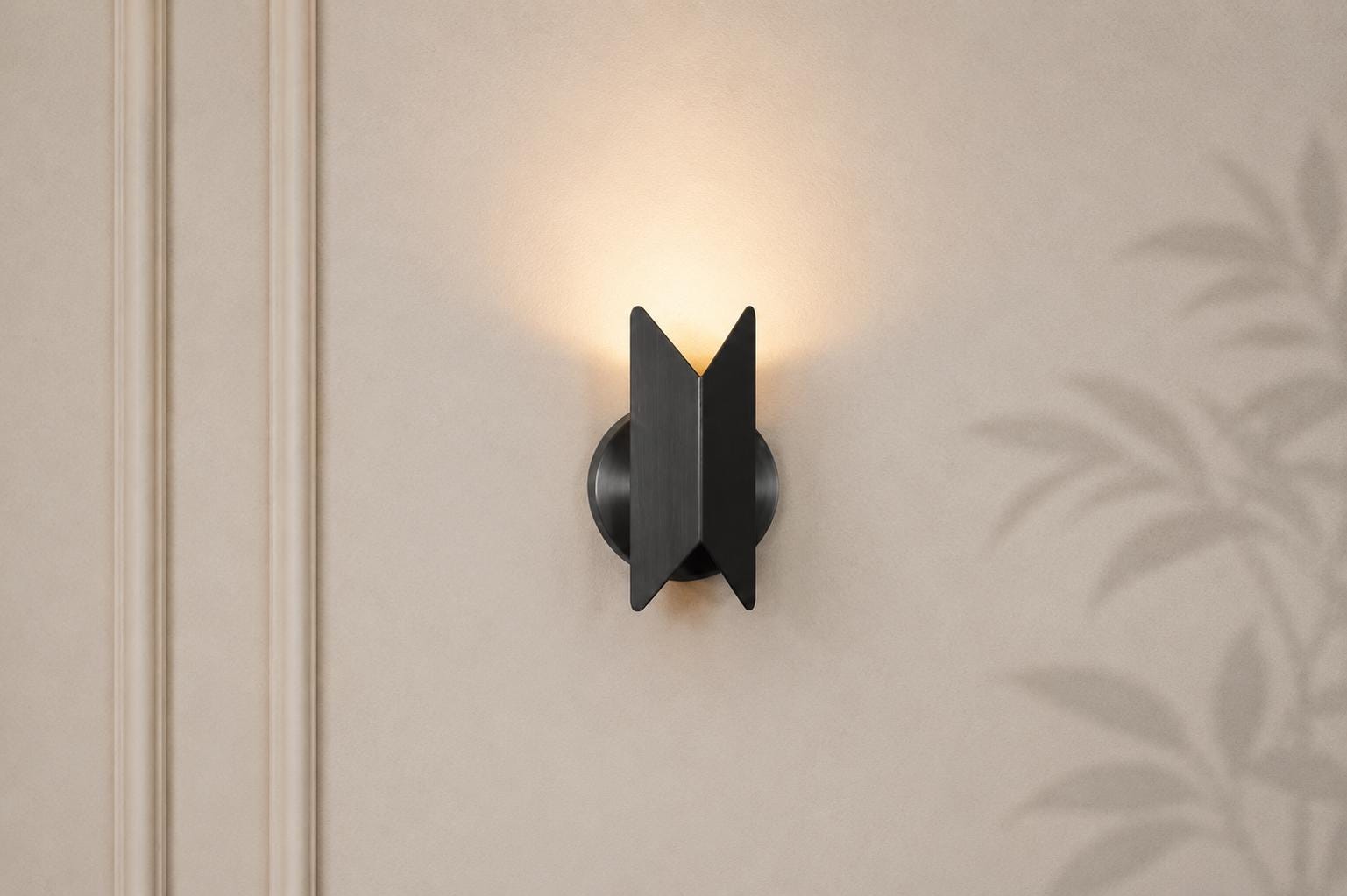 Modern Black Wall Sconce, Minimalist Metal Wall Light, Contemporary Designer Wall Lamp, Bedroom Hallway Living Room Lighting